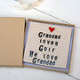 Grandad Loves Golf Ceramic Coaster, thumbnail 1 of 3