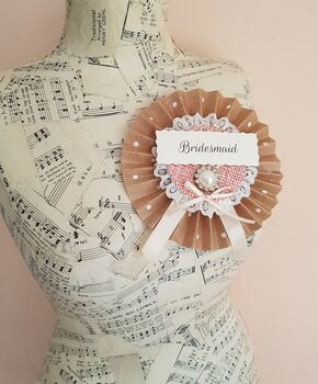 Vintage Style Jewel Hen Party Rosettes, 3 of 6
