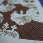 Wood Grain Abstract Art Print, thumbnail 3 of 9