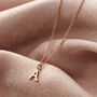 Italic Initial Necklace, thumbnail 3 of 8