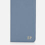 Personalised Leather Flip Phone Case | Cloud Blue, thumbnail 3 of 5