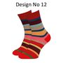 High Quality Cotton Mix Multi Colour Striped Socks, thumbnail 6 of 12