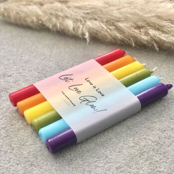 Lgbt Pride Rainbow Candle Gift Set Pride Gifts, 4 of 6