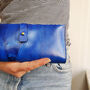 Personalised Leather Purse, Tie Dye Leather, thumbnail 5 of 12