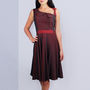 Lydia 50s Style Dress Red, thumbnail 2 of 8