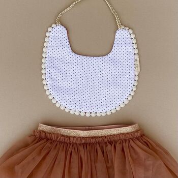 Reversible Bib Set Of Three In Rose Dreams Collection, 3 of 8