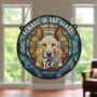 German Shepherd White Memorial Suncatcher, thumbnail 5 of 6