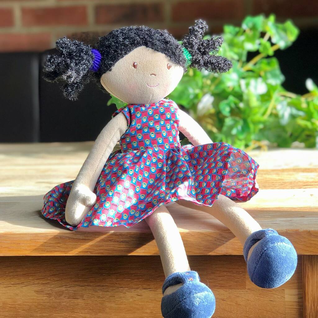 Babies' Personalised Clara Rag Doll, 1 of 2