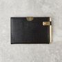 'Caché' Black Croc Un/Dated Planner Diary, Personalised, thumbnail 2 of 8