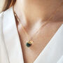 Personalised Emerald May Birthstone Necklace, thumbnail 4 of 5