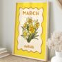 March Birth Month Flower Print Daffodil, thumbnail 1 of 3