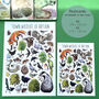 Town Wildlife Of Britain Watercolour Postcard, thumbnail 2 of 11