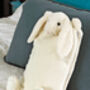 Cream Bunny Hot Water Bottle Cover Pyjama Case Nb, thumbnail 2 of 8