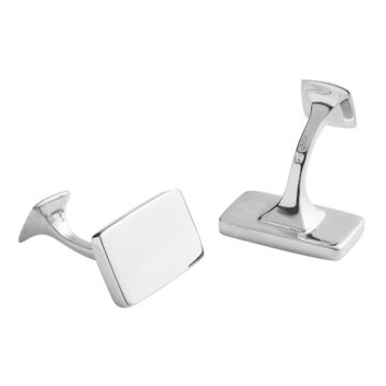 Engraved Sterling Solid Silver Cufflinks, 3 of 7