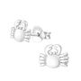 'You're My Lobster' Sterling Silver Earrings, thumbnail 4 of 6