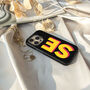 Personalised Initials Black Phone Case, thumbnail 6 of 9