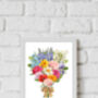 Personalised Birth Flower Family Bouquet Print, thumbnail 5 of 10