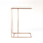 Handmade Side Table In Copper With Acrylic Top, thumbnail 5 of 6