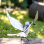 Dove Of Peace Recycled Metal Garden Sculpture, thumbnail 4 of 4