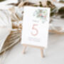 Floral Wedding Table Numbers, thumbnail 3 of 3