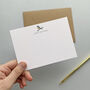 Personalised Blue Tit Correspondence Cards / Notelets, thumbnail 2 of 3