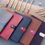 Personalised Refillable Leather Notebook, thumbnail 1 of 12