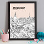 Personalised Stockholm Print, thumbnail 9 of 10