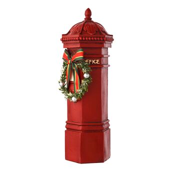 Regal Tidings Red Post Box Christmas Decoration 30cm, 2 of 5