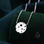 Sterling Silver Moon Crater Necklace, thumbnail 1 of 11