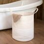 Natural Cotton Rope Storage Basket Beige And White, thumbnail 1 of 4