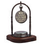 Personalised Desk Clock With Compass, thumbnail 9 of 12