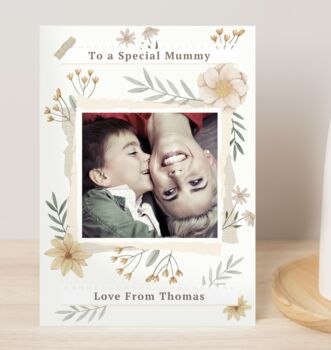 Personalised Mothers Day Photo Upload Card, 3 of 4