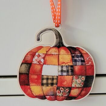 Wooden Pumpkin Decoration, Autumn Home Decor Gift, 3 of 6