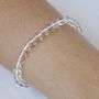 Men's Clear Quartz Crystal Bracelet Gift For Him, thumbnail 2 of 5