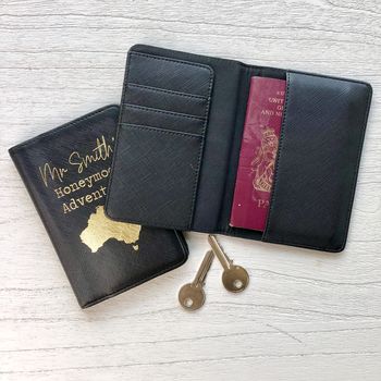 Pair Of Honeymoon Destination Passport Covers, 2 of 4