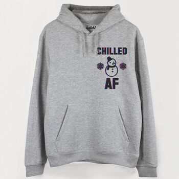 Chilled Af Women's Winter Hoodie, 3 of 4