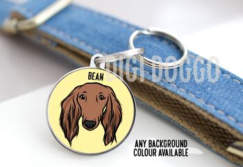 Custom Saluki Dog ID Tag, 3 of 5