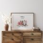 Personalised Mother And Two Daughters Print Gift, thumbnail 1 of 7