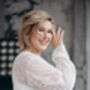 Ivory Macrame Lace Bridal Kimono Cape, thumbnail 4 of 12