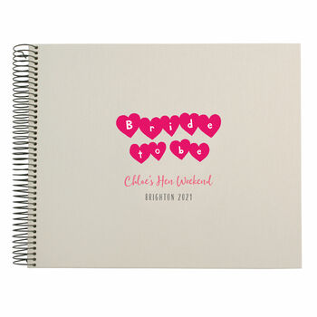 Personalised Hen Party Spiral Bound Book, 6 of 11
