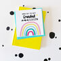 Personalised Best Grandad Rainbow Card, thumbnail 1 of 1