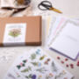 Diy Make Your Own Greeting Card Making Kit With Meadow Flowers, thumbnail 1 of 9