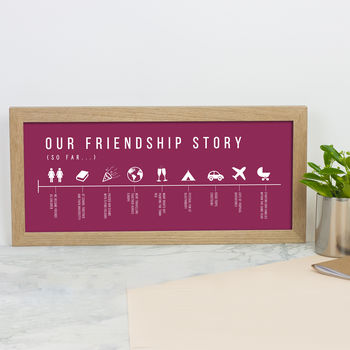 Personalised Friendship Story Print, 6 of 10