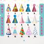 Personalised Photo Birthday Bunting With Party Hats, thumbnail 2 of 4