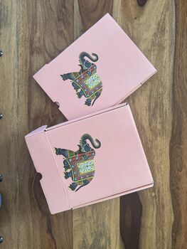 Elephant Print Stationery Gift Set, Keepsake Box, 8 of 9