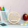 Personalised Wooden Best Teacher Award Plaque, thumbnail 2 of 4