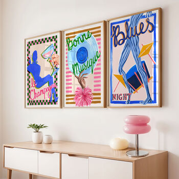 Le Champagne Cocktail Music Art Print, 11 of 12