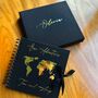 Compact Travel Gift Set World Map With Push In Pins And Personalised Scrapbook, thumbnail 9 of 11