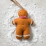 Corinne Lapierre Gingerbread Man Christmas Card, thumbnail 1 of 3