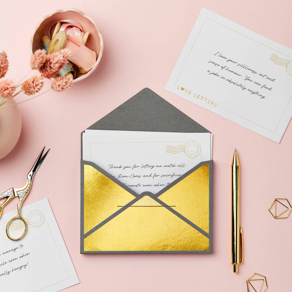 Personalised Love Letters Gift By Martha Brook